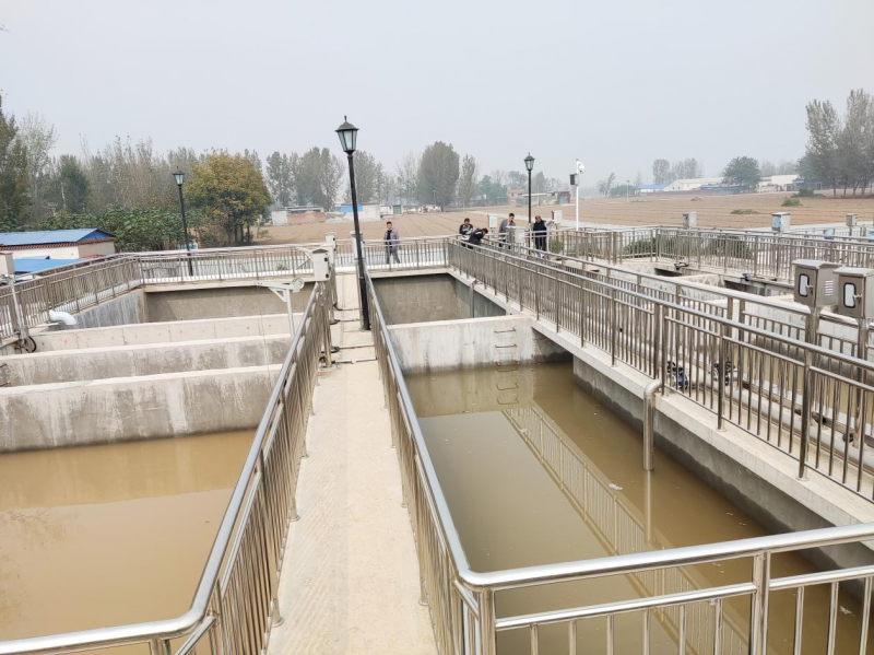 慶祝公司濮陽汚水處理項目註水投入使用(yong)