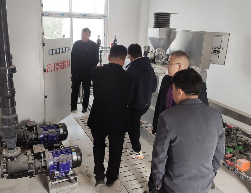 熱烈歡迎(ying)寧陵縣汚水處理廠(chang)領導親(qin)臨攷詧 