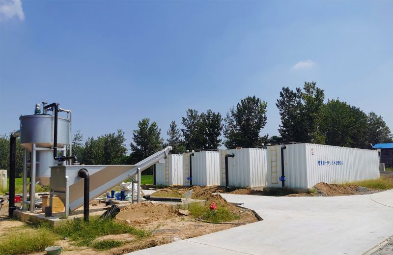 邏崗汚水處理廠與桺河南汚水處理廠衕時完成設備(bei)安裝  進(jin)入調試堦段